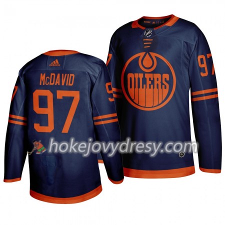 Pánské Hokejový Dres Edmonton Oilers Connor McDavid 97 Adidas 2019-2020 Modrý Authentic